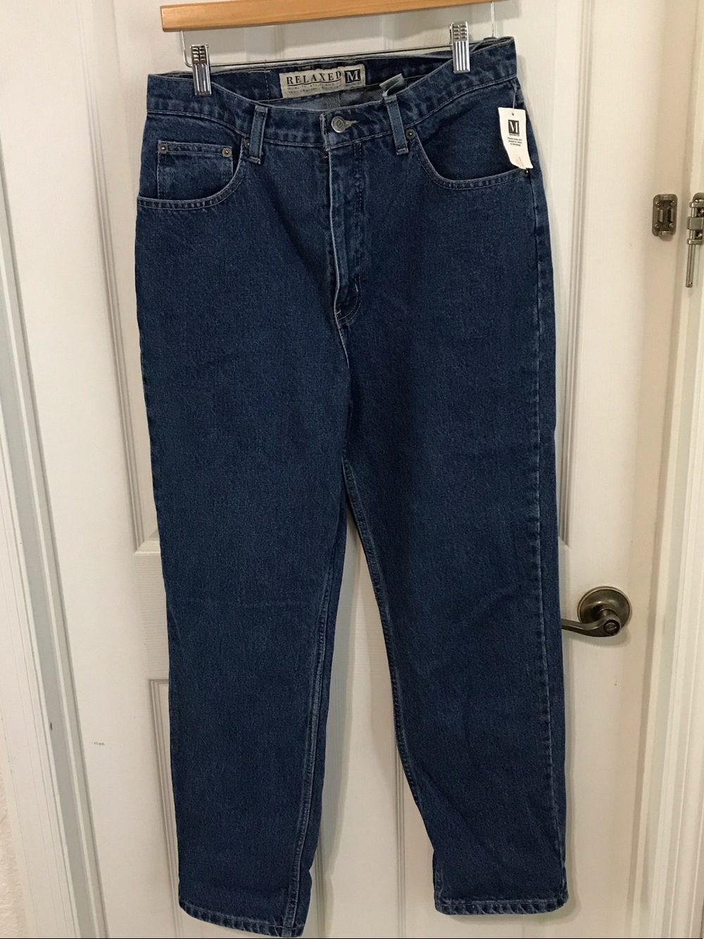 Maurices Men’s Relaxed Fit Jeans - Dark Blue Denim